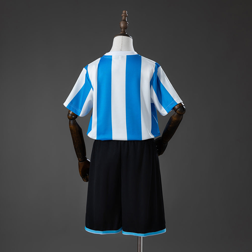 Kit Infantil Argentina Retro Home 1986  - Branco e Azul