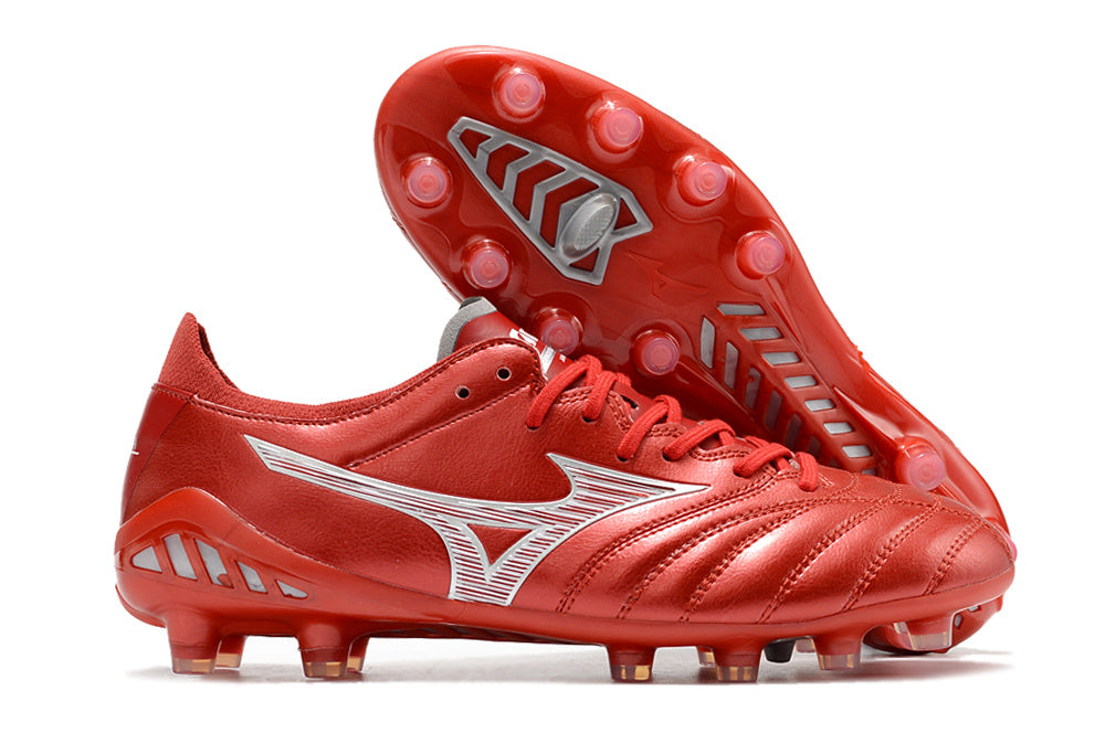 Chuteira Society Mizuno Morelia Neo 3 Japan FG - All Red