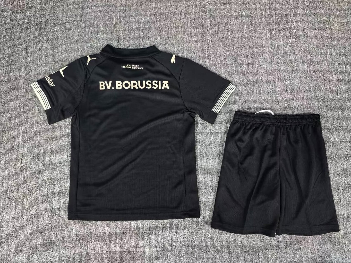Kit Infantil Borussia Dortmund Away 26/27 - Preta