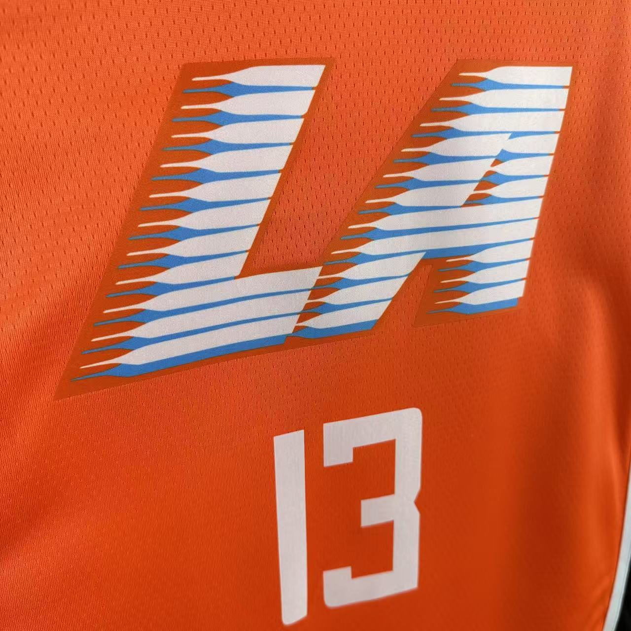 Regata Los Angeles Clippers Masculina - Laranja