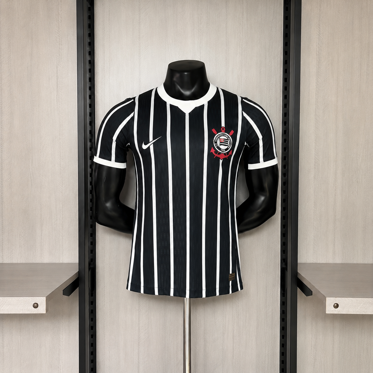 Corinthians Away 26/27 Jogador Nike - Preta e Branca