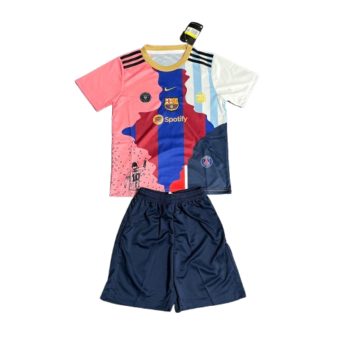 Kit Infantil Edição MESSI Carreira 25/26  - Colorido
