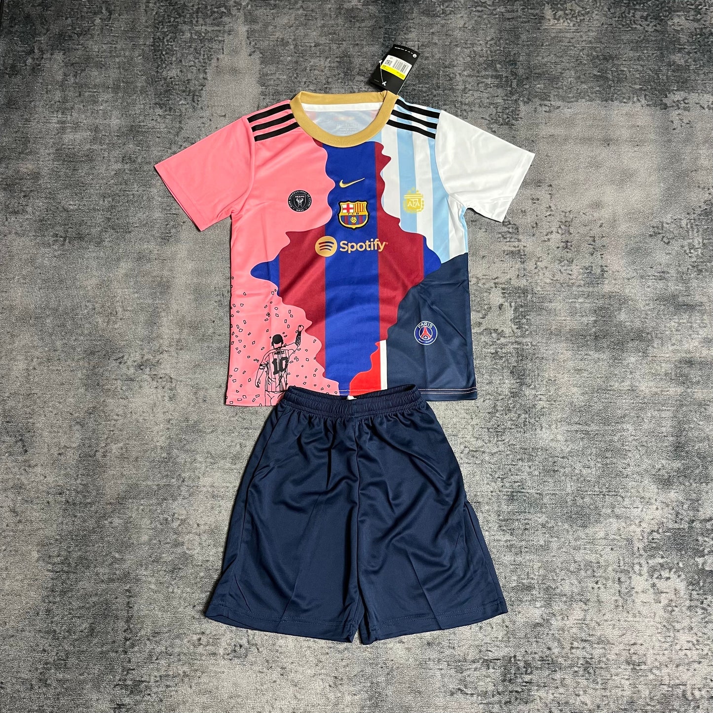 Kit Infantil Edição MESSI Carreira 25/26  - Colorido