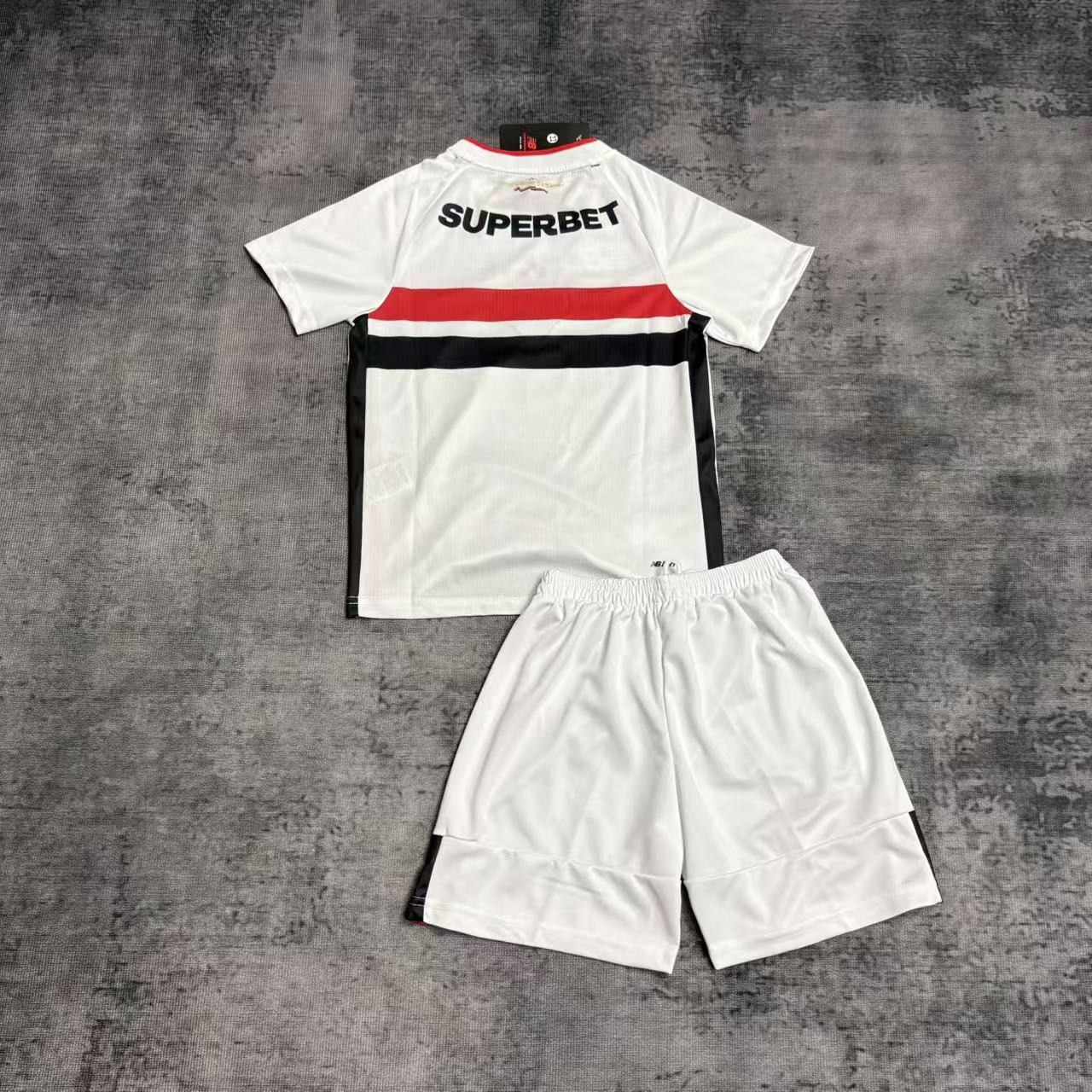 Kit Infantil São Paulo Home 26/27 - Branca