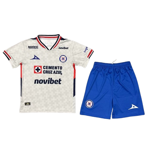 Kit Infantil Cruz Azul Away 25/26  - Cinza