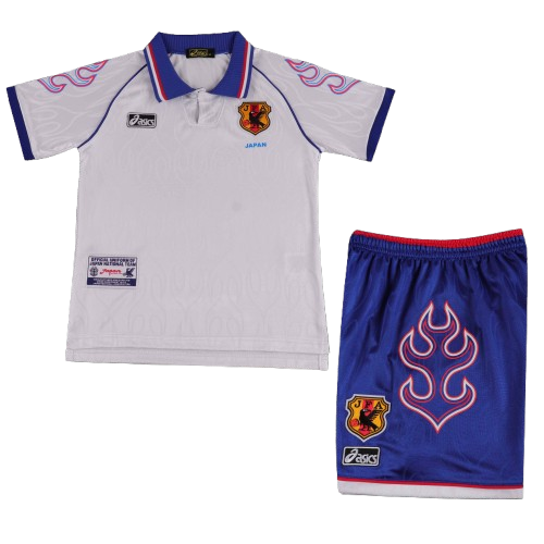 Kit Infantil Japão Away Retro 1998 - Branco