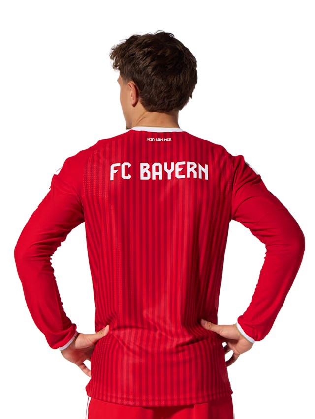 Bayern de Munique Home Manga Longa 26/27 Jogador Adidas - Vermelha