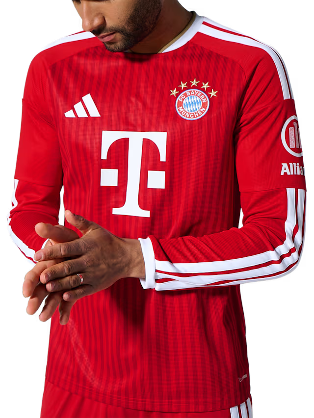 Bayern De Munique Home Manga Longa 26/27 Torcedor Adidas - Vermelha