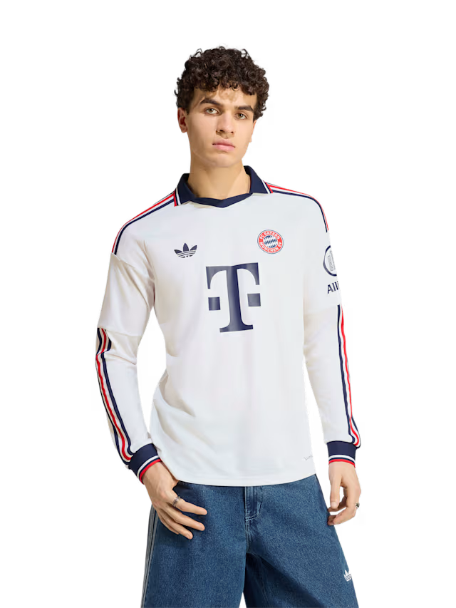 Bayern De Munique Away Manga Longa 26/27 Torcedor Adidas - Branca