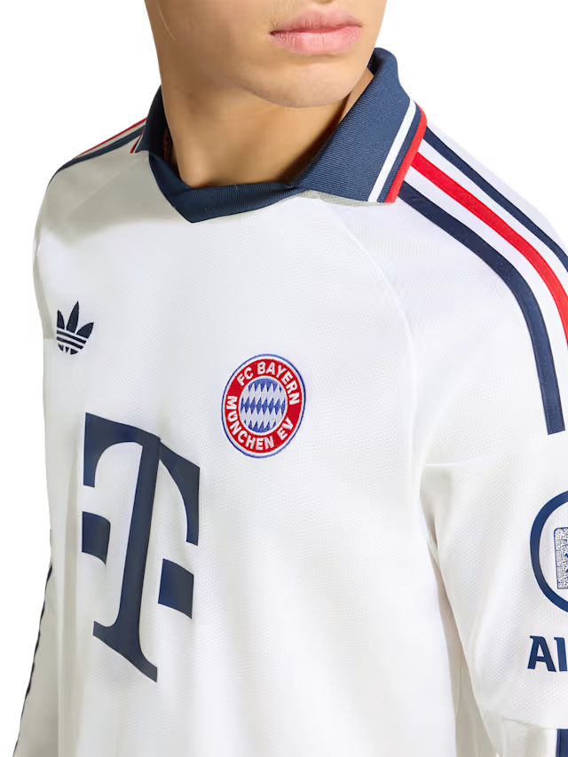 Bayern De Munique Away Manga Longa 26/27 Torcedor Adidas - Branca