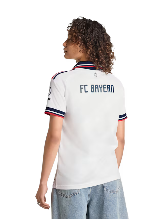 Bayern De Munique Away 26/27 Feminino Adidas - Branca