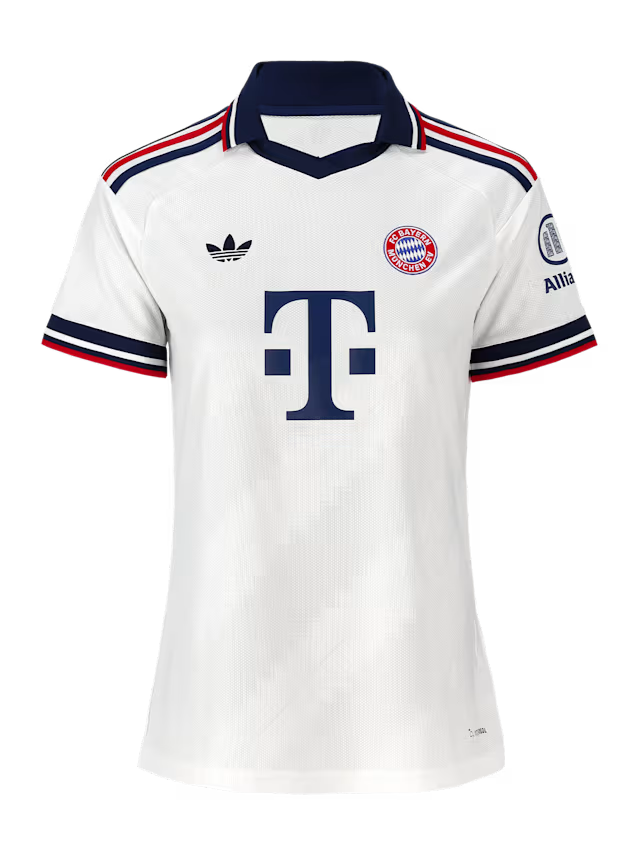 Bayern De Munique Away 26/27 Feminino Adidas - Branca