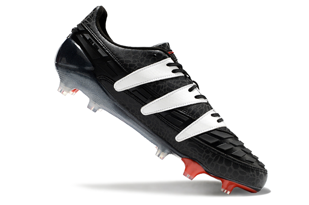 Chuteira Campo Adidas Predator 1994 Accelerator FG - Preto e Branco