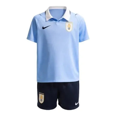 Kit Infantil Uruguai Home 26/27  - Azul