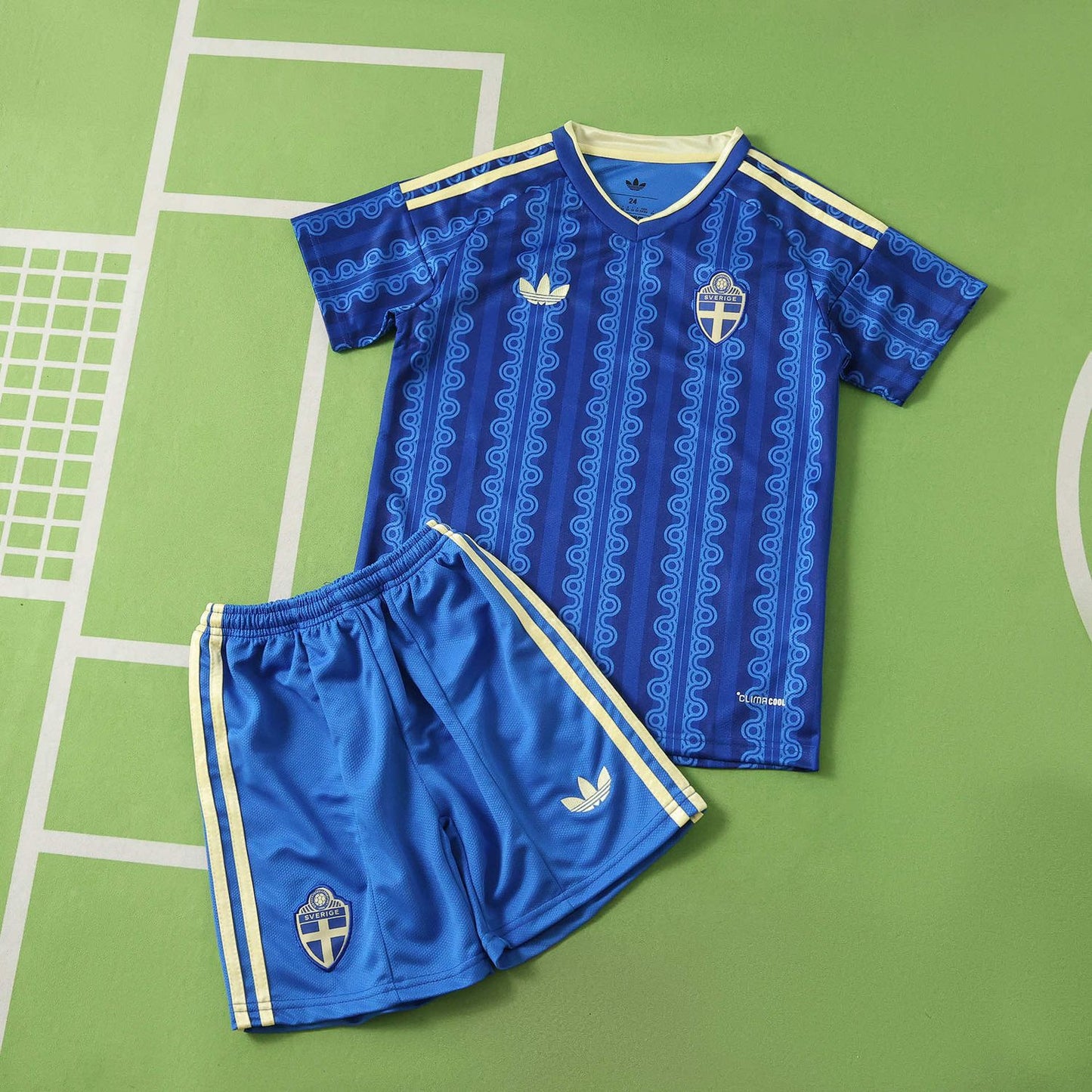 Kit Infantil Suécia Away 26/27 - Azul