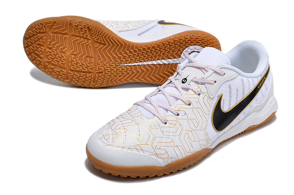 Chuteira Futsal Nike Tiempo Legend 10 Academy IC - Preto e Branco