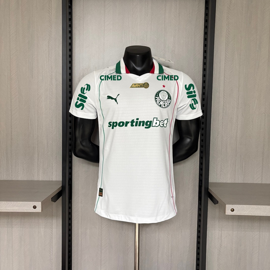 Palmeiras Away 26/27 Jogador Com Patrocínios Puma - Branco