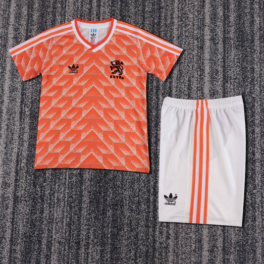 Kit Infantil Holanda Home Retrô 1988 - Laranja