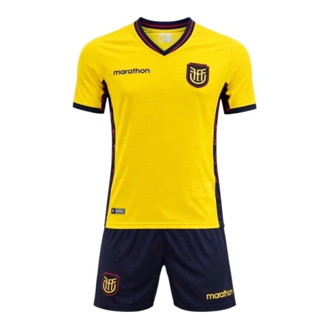 Kit Infantil Equador Home 26/27 - Amarelo
