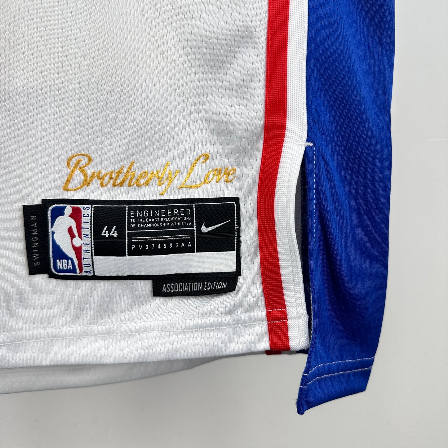 Regata Philadelphia 76ers Masculina - Branca