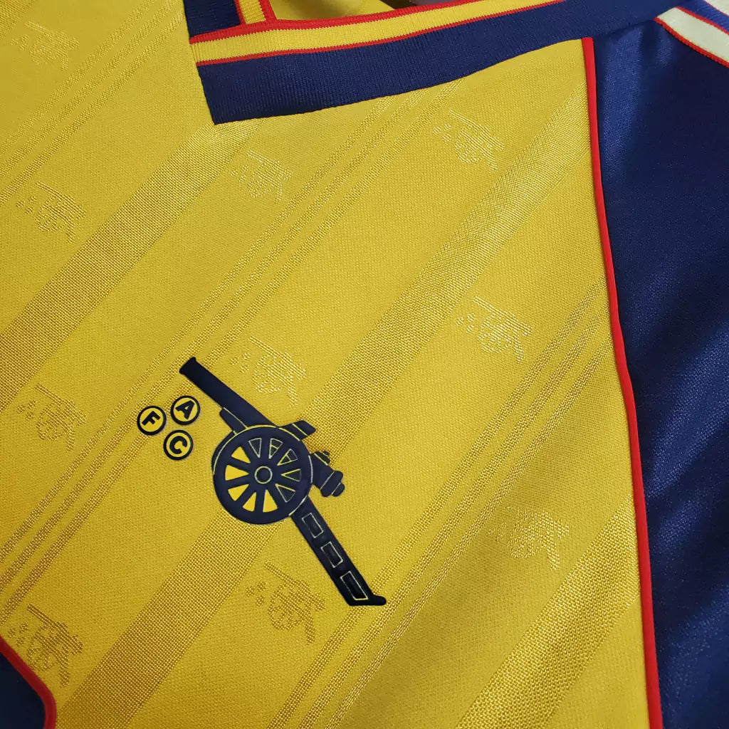 Arsenal Away Retrô 88/89 Adidas - Amarela