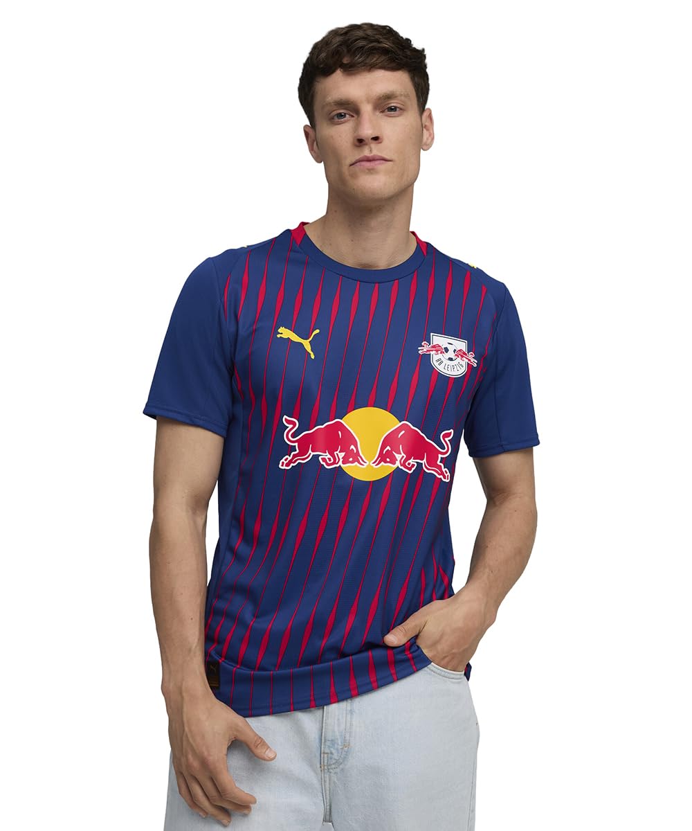 RB Leipzig Away 25/26 Puma - Azul e Vermelho