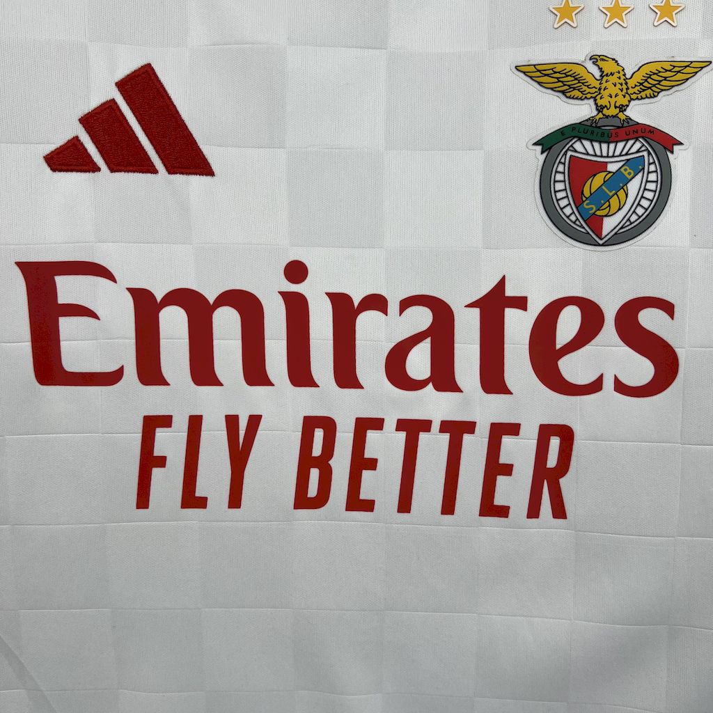 Kit Infantil Benfica Away 25/26 - Branca