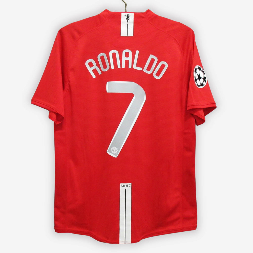 Manchester United Home 07/08 Retrô Nike - Vermelho