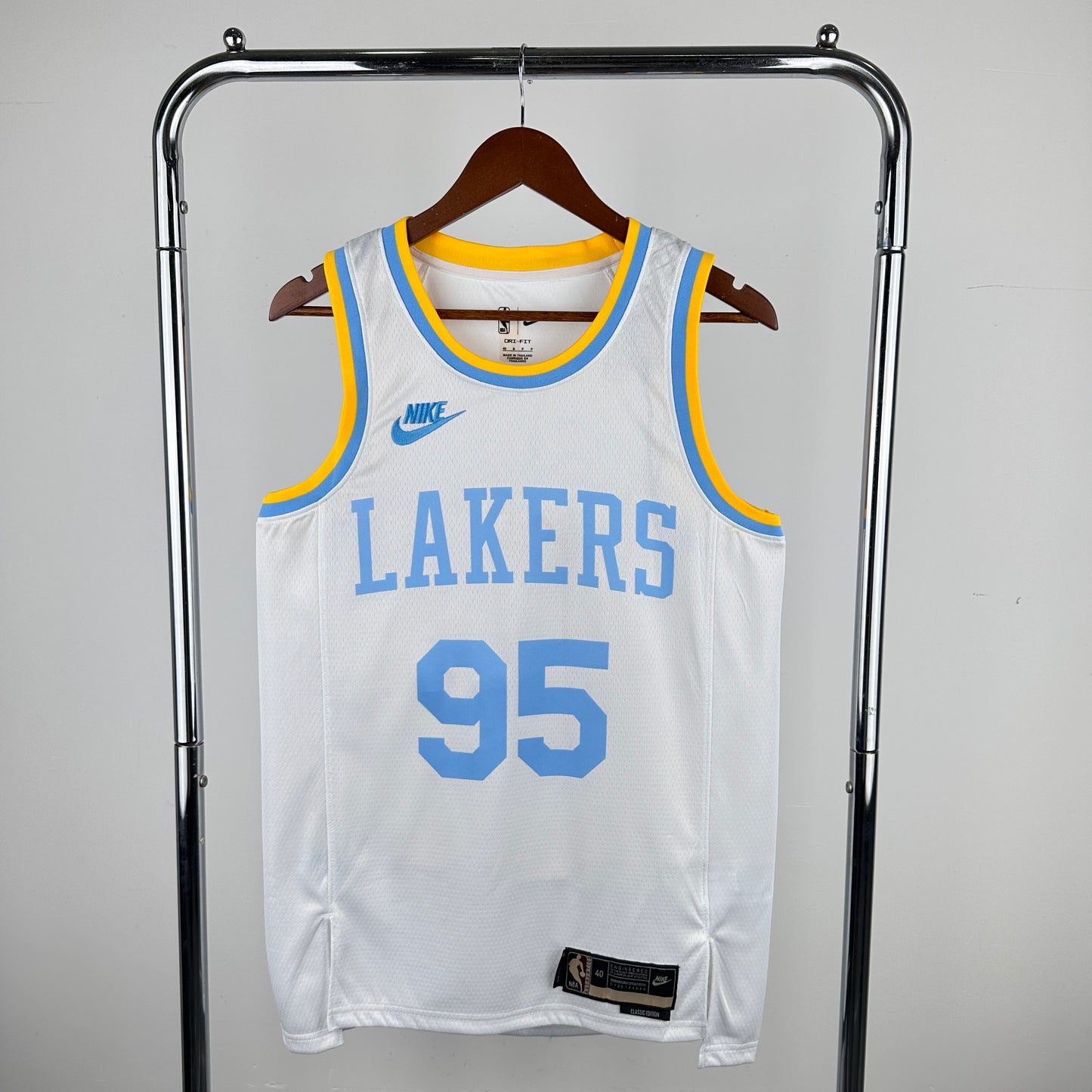 Regata LA Lakers Masculina - Branca e Azul Claro