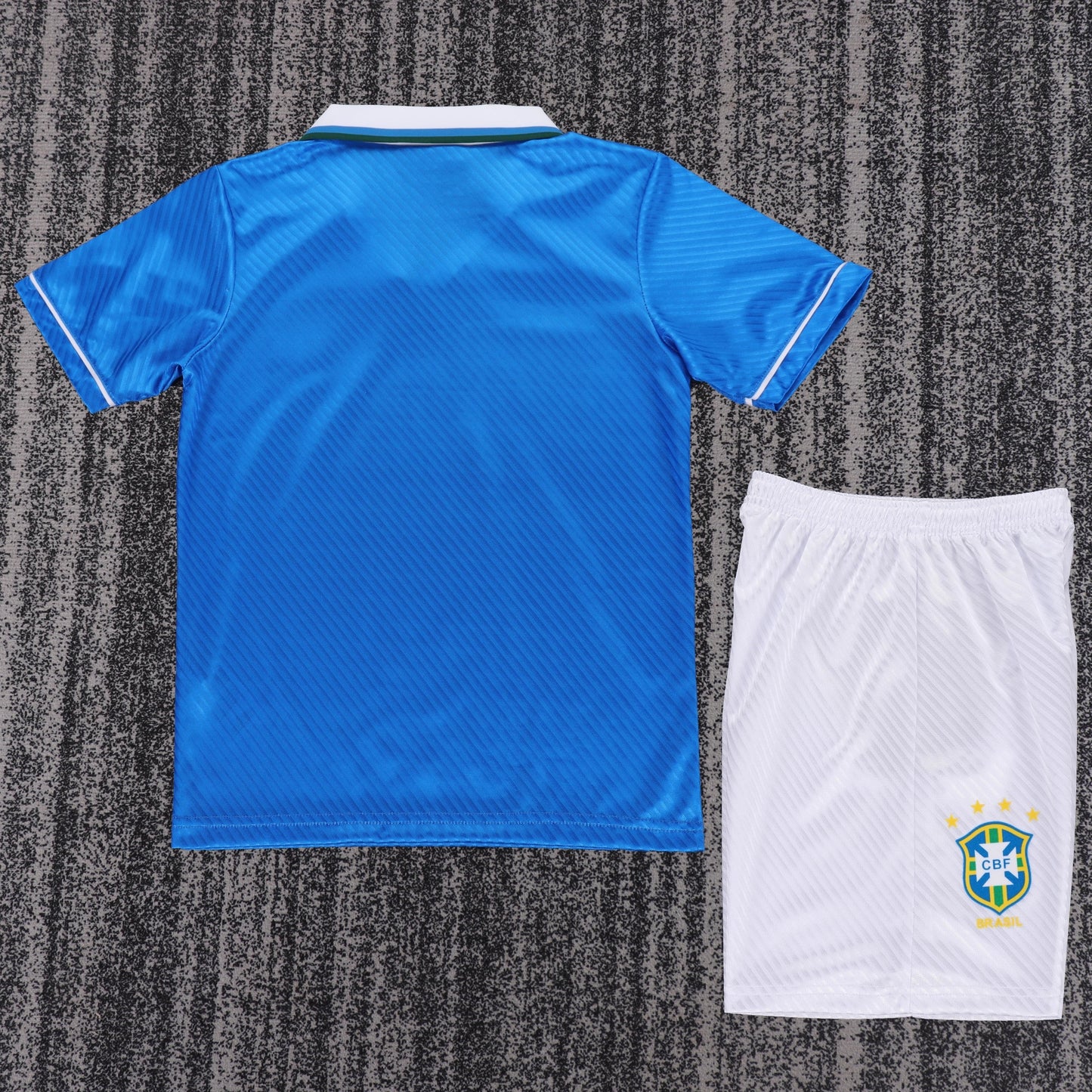 Kit Infantil Brasil Retro Away 1994 - Azul