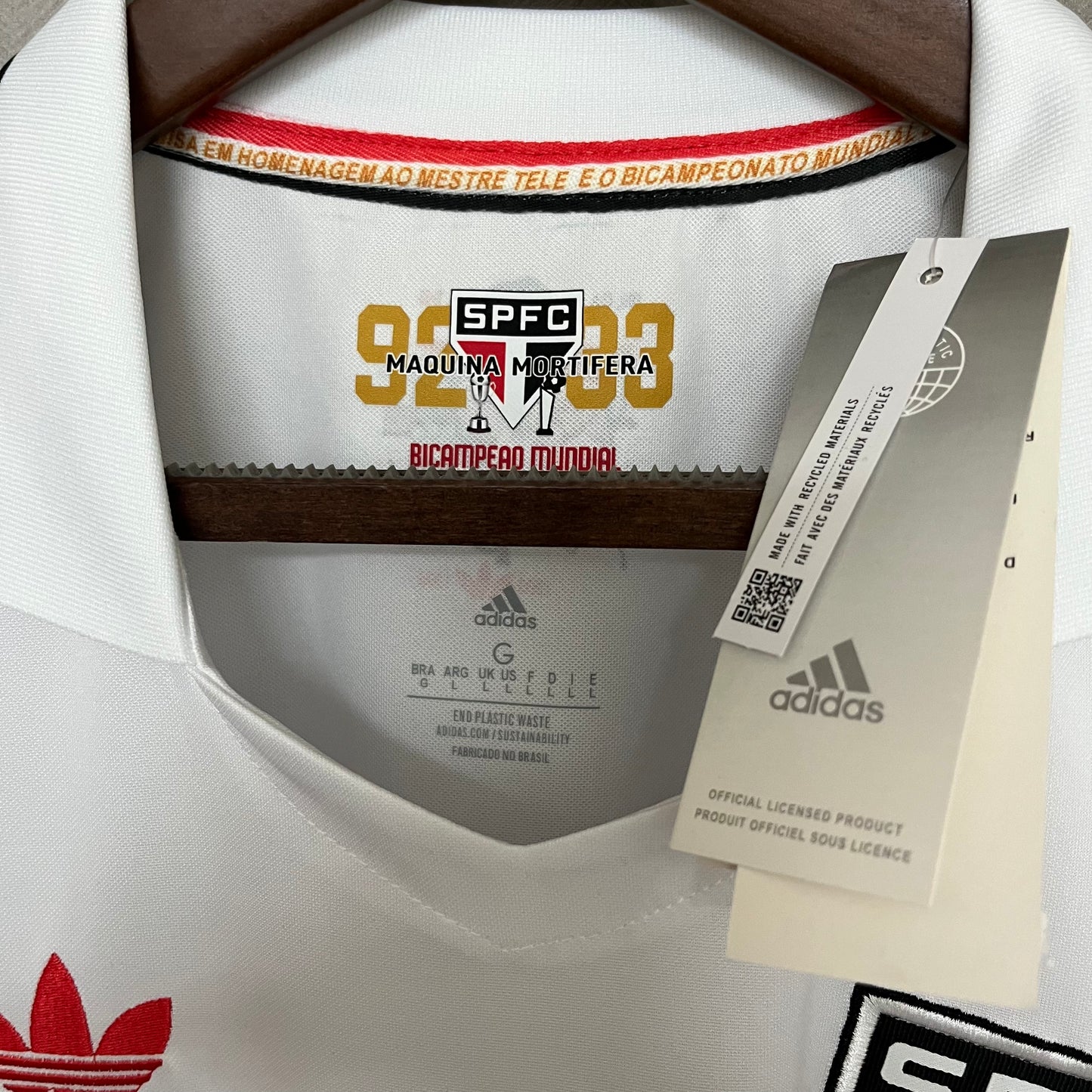 São Paulo Retrô 92/93 Telê Santana Torcedor Adidas Masculino - Tricolor