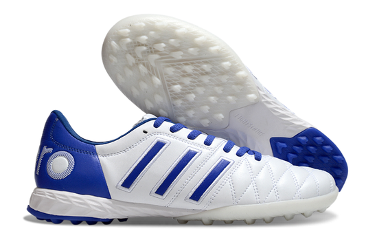 Chuteira Society Adidas adiPURE 11 Pro X PD25 Trx FG - Branca e Azul