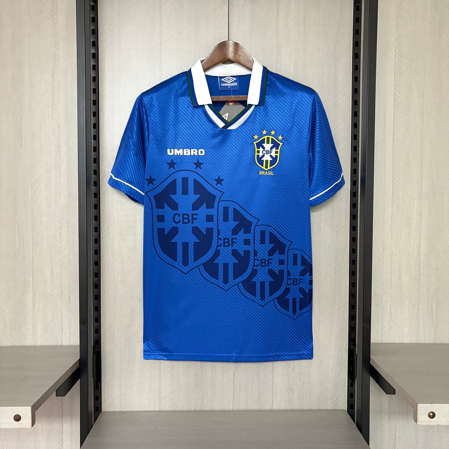 Brasil Away Retrô 1994 Umbro - Azul
