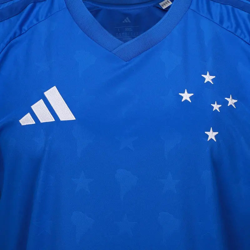 Cruzeiro Home 26/27 Adidas Torcedor Masculino - Azul