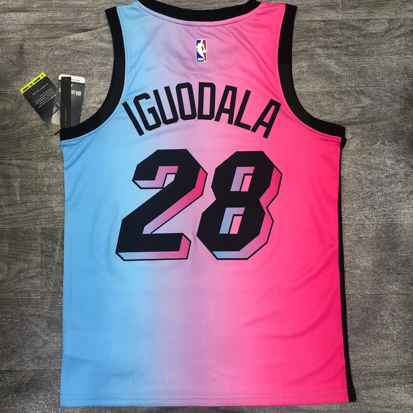 Regata Miami Heat Masculina - Rosa e Azul