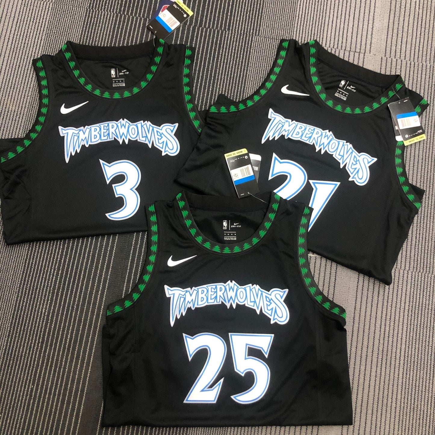Regata Minnesota Timberwolves Masculina - Preto