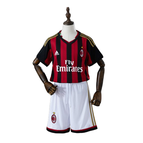 Kit Infantil Milan Home Retrô 2013 - Vermelho e Preto