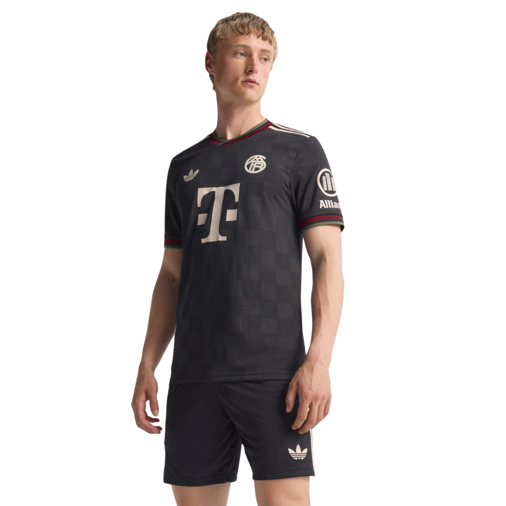 Bayern de Munique Third 25/26 Jogador Adidas - Preto
