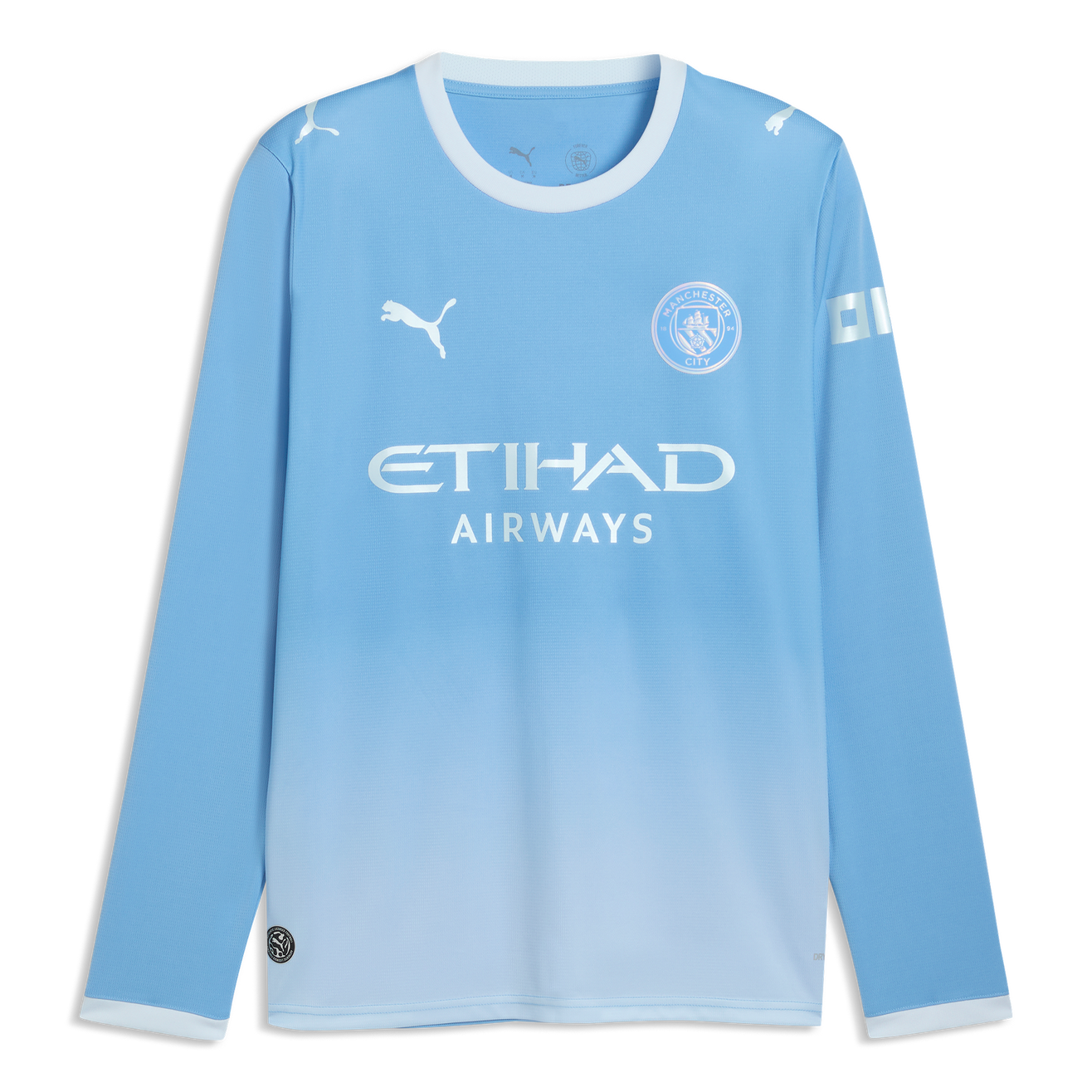 Manchester City Home Manga Longa 26/27 Torcedor Puma - Azul