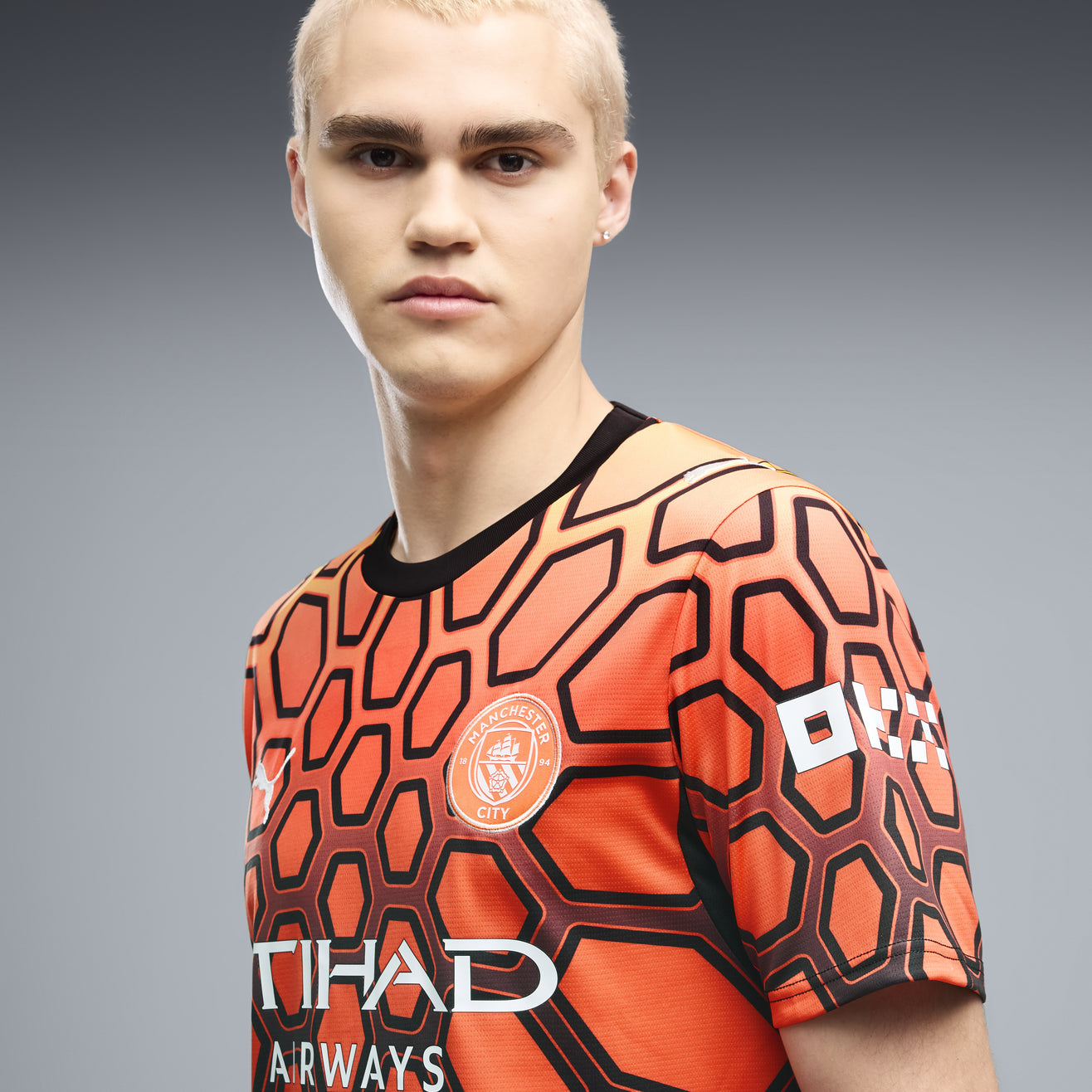 Manchester City Goleiro 26/27 Torcedor Puma - Laranja