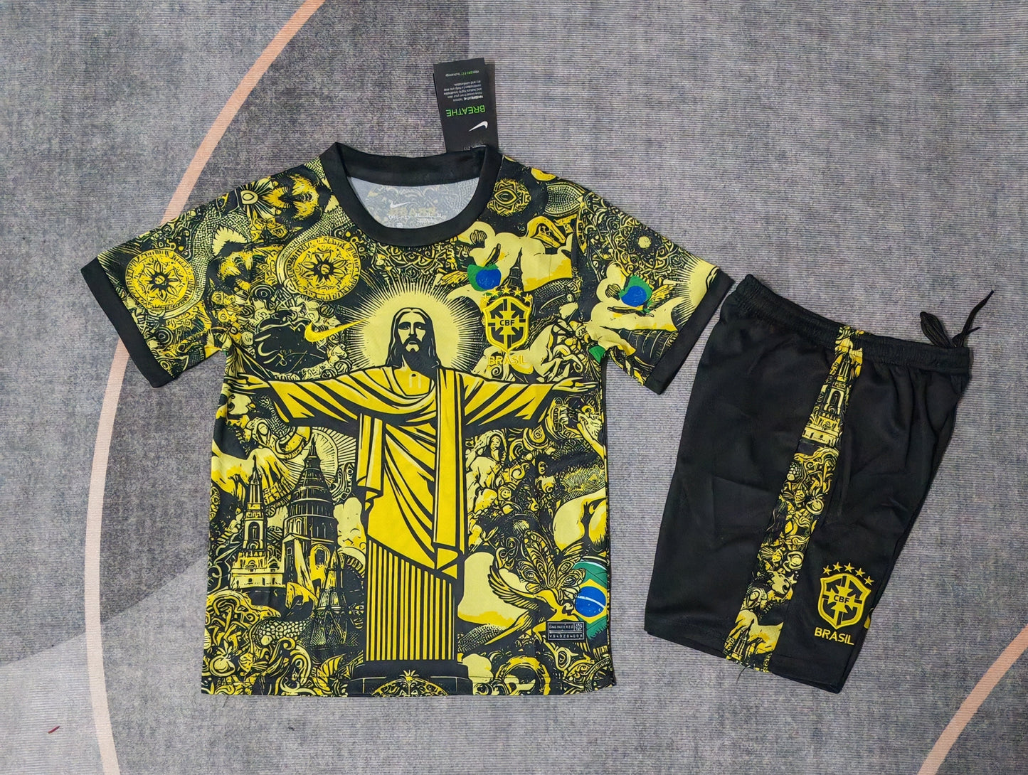 Kit Infantil Brasil Edição Especial 24/25 Feminino - Amarelo