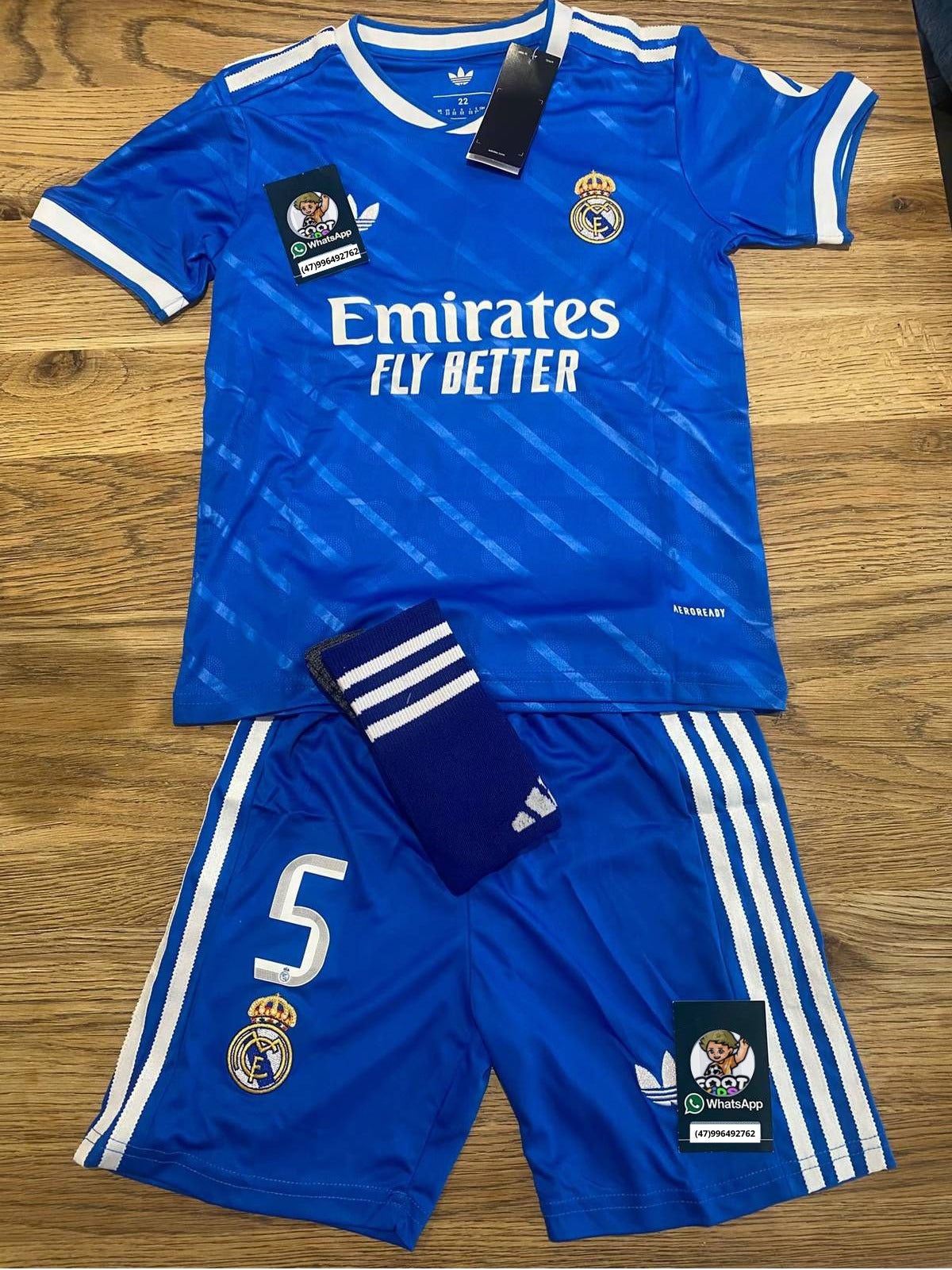 Kit Infantil Real Madrid Third 25/26 - Azul