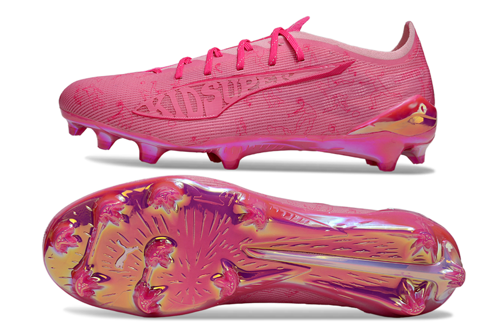 Chuteira Society Puma Ultra 5 Match Pro - Rosa