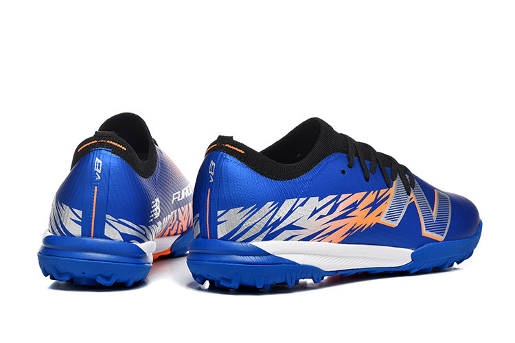 Chuteira Society New Balance Furon V8 Elite TF FG  - Azul Marinho