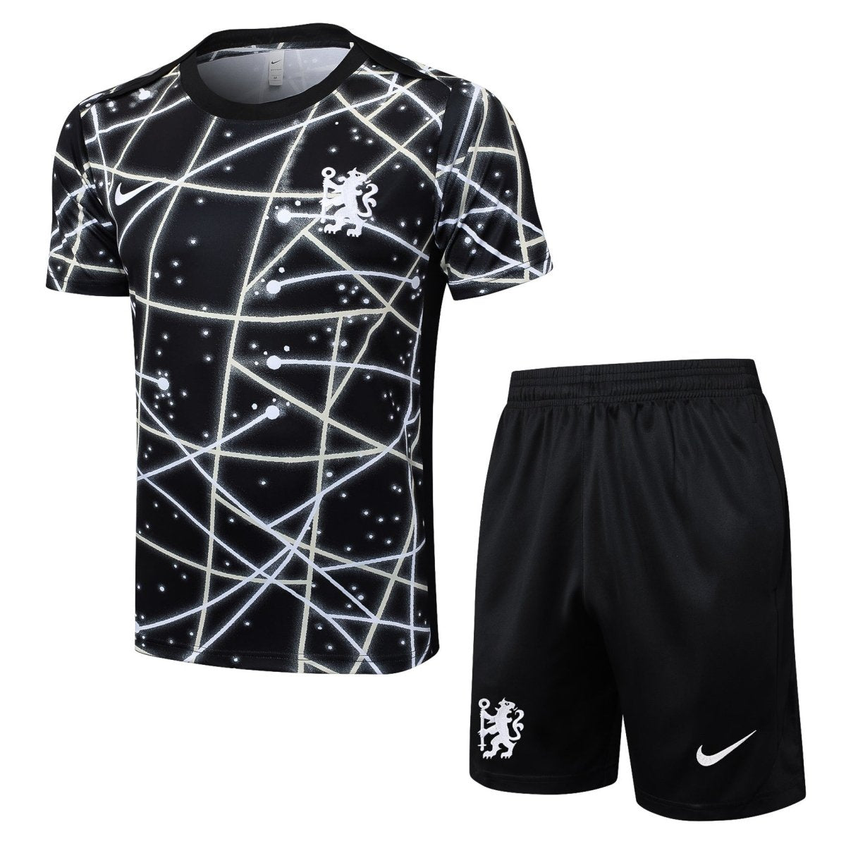 Kit de Treino Adulto Chelsea 25/26 Shorts e Camisa - Preto