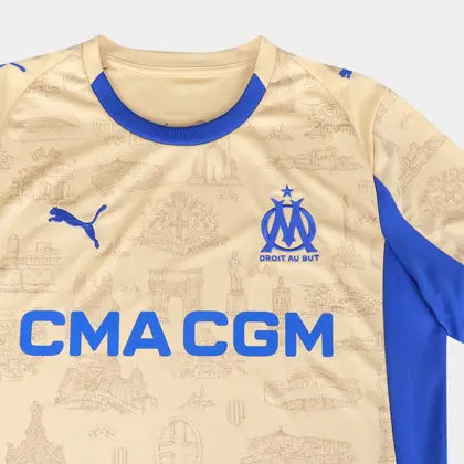 Olympique de Marseille Fourth 25/26 Torcedor Puma - Dourada