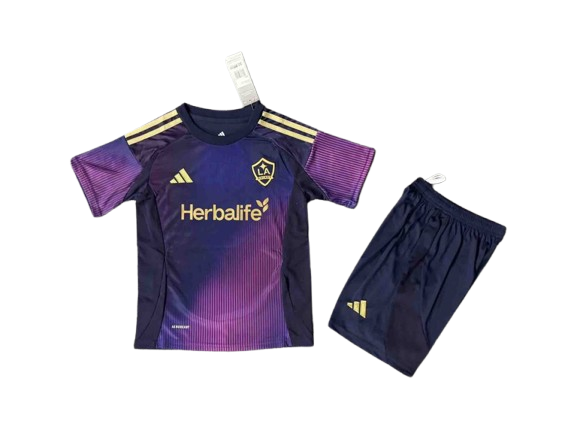 Kit Infantil LA Galaxy Away 25/26  - Roxo