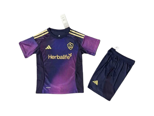 Kit Infantil LA Galaxy Away 25/26  - Roxo