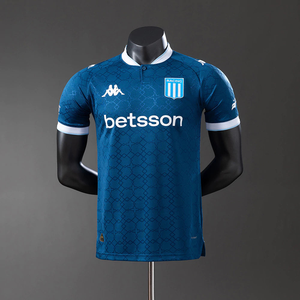 Racing Away 25/26 Jogador Masculino Kappa - Azul Escuro
