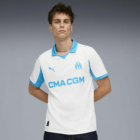 Olympique de Marseille Home 25/26 Jogador Puma - Branca